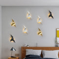 Flying Bird Metal LED Wall Sconce Light-Lighting > Wall Lights-casanuva-Black-White Light (6000K)-220V-240V-casanuva