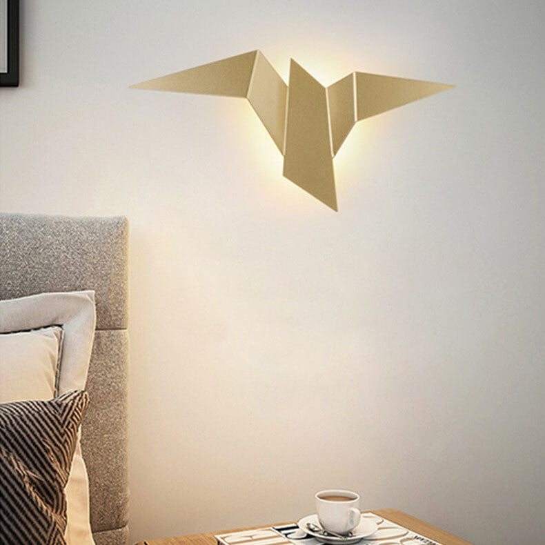 Flying Bird Metal LED Wall Sconce Light-Lighting > Wall Lights-casanuva-Gold-Warm Light (3000K)-220V-240V-casanuva
