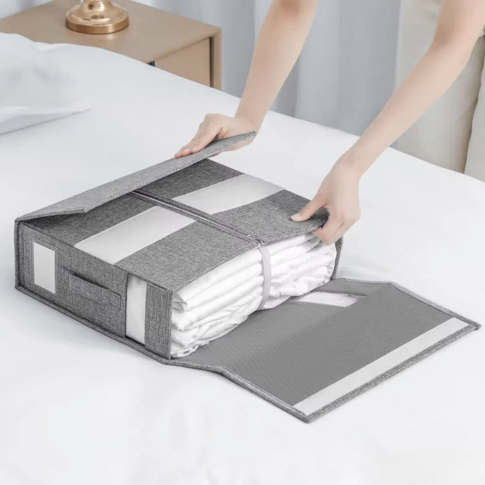 Foldable Bedding Organizer for Neat and Tidy Storage-Home Decor > Decorative Accessories-casanuva-casanuva