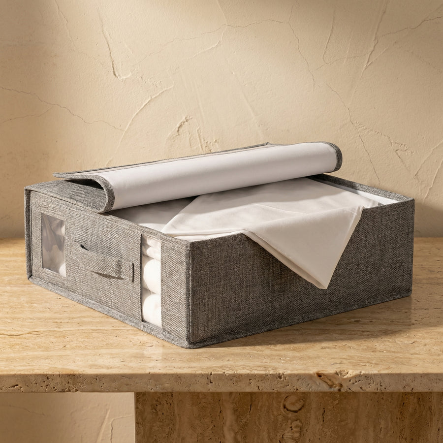Foldable Bedding Organizer for Neat and Tidy Storage-Home Decor > Decorative Accessories-casanuva-casanuva