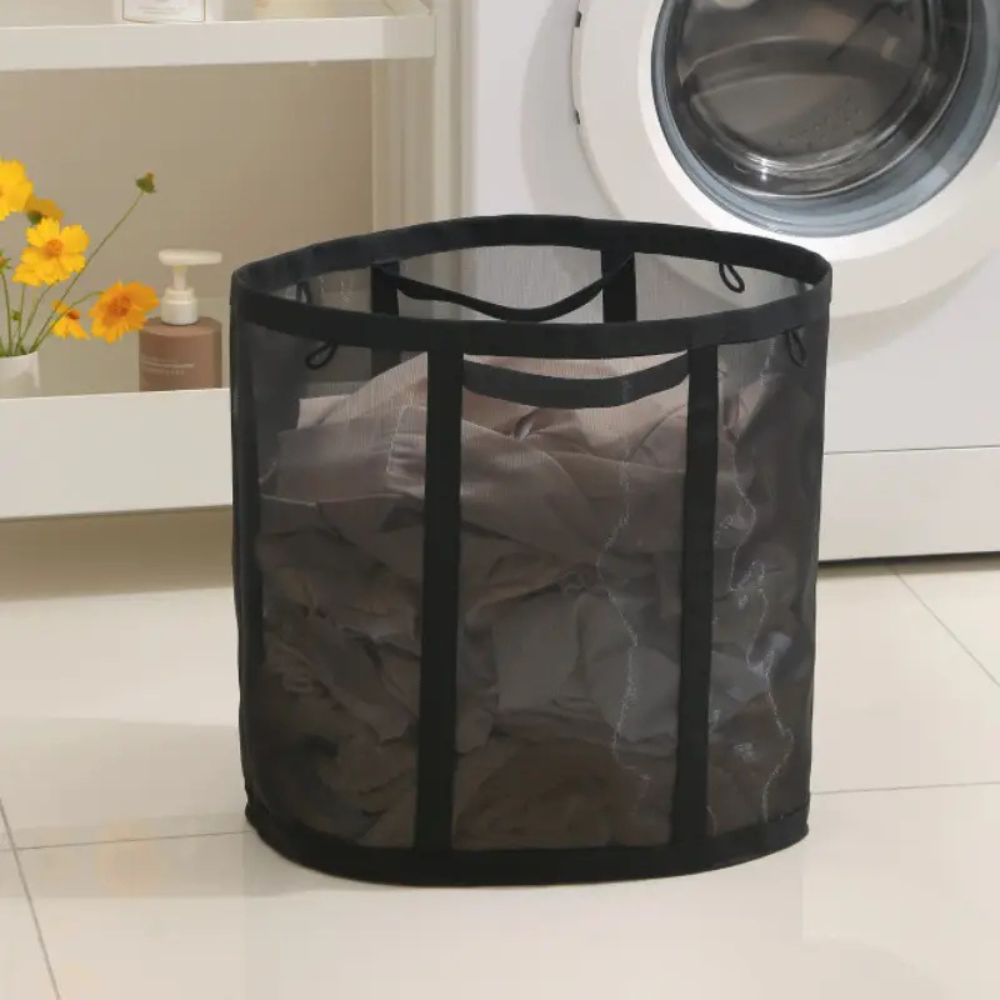 Foldable Laundry Basket Stylish Breathable Design for Tidy Spaces-Home Decor > Decorative Accessories-casanuva-casanuva