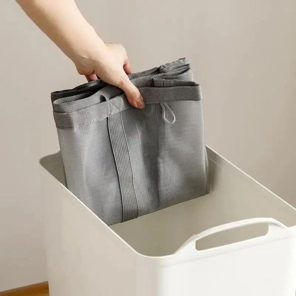 Foldable Laundry Basket Stylish Breathable Design for Tidy Spaces-Home Decor > Decorative Accessories-casanuva-casanuva