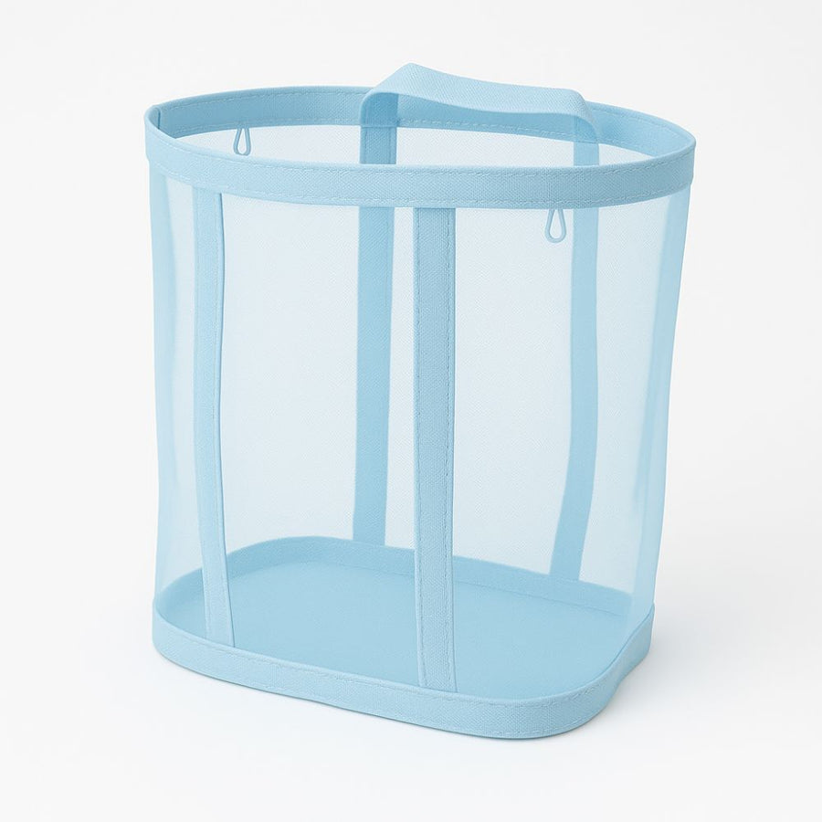 Foldable Laundry Basket Stylish Breathable Design for Tidy Spaces-Home Decor > Decorative Accessories-casanuva-Blue-casanuva