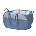 Foldable Laundry Basket with Reinforced Handles for Smart Organization-Home Decor > Decorative Accessories-casanuva-casanuva