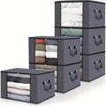 Foldable Storage Bag Stylish Fabric Organizer for Home Organization-Home Decor > Decorative Accessories-casanuva-3 pieces-60 × 40 × 35 cm-casanuva
