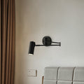 Folding Telescopic Long Pole Wall Sconce Lamp 1-Light Nordic Minimalist-Lighting > Wall Lights-casanuva-Black-100V-120V-casanuva
