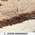 Footprint Pattern Bath Mat-Bedding & Bath > Bath Mats-casanuva-casanuva