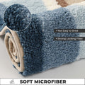 Footprint Pattern Bath Mat-Bedding & Bath > Bath Mats-casanuva-casanuva