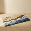 Footprint Pattern Bath Mat-Bedding & Bath > Bath Mats-casanuva-casanuva