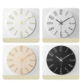 Frameless Wooden Wall Clock Scandinavian Minimalist Design-Home Decor > Clocks-casanuva-casanuva