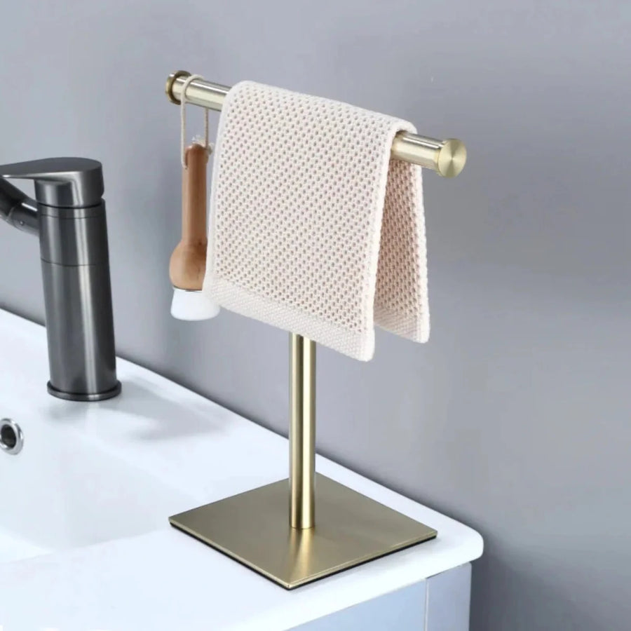 Freestanding Metal Towel Rack for Bathroom Storage-Bedding & Bath > Bathroom Accessories-casanuva-casanuva