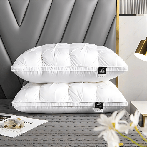 Full-Ended Luxury Pillow for Restful Sleep-Bedding & Bath > Pillowcases-casanuva-White-casanuva
