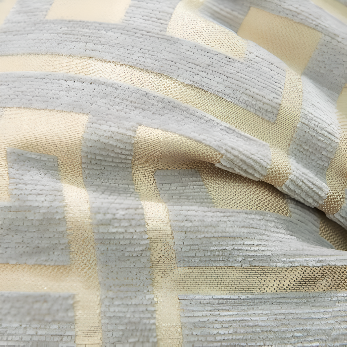 Geometric Jacquard Cushion Cover-Covers & Textiles > Cushion Covers-casanuva-casanuva