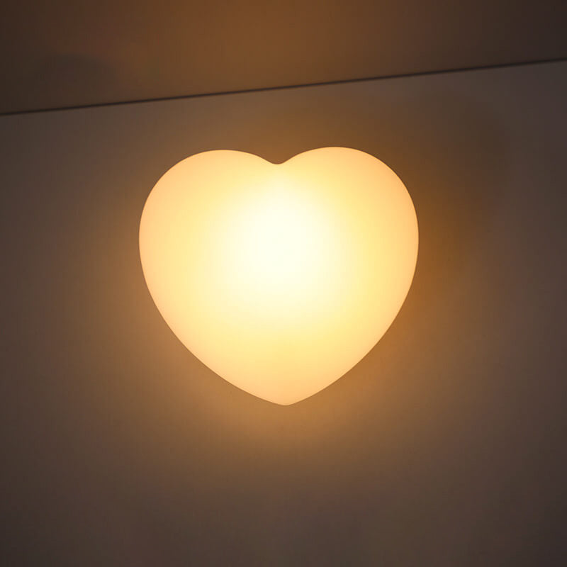 Geometric LED Battery Operated Remote Night Light Table Lamp-Lighting > Ambient Lighting-casanuva-Heart-casanuva