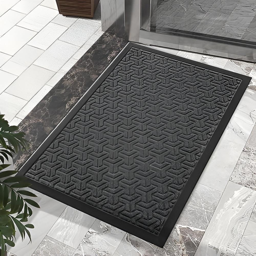 Geometric Pattern Entryway Door Mat-Rugs & Mats > Door Mats-casanuva-casanuva