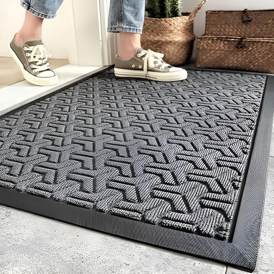Geometric Pattern Entryway Door Mat-Rugs & Mats > Door Mats-casanuva-casanuva