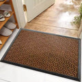 Geometric Pattern Entryway Door Mat-Rugs & Mats > Door Mats-casanuva-Brown-17"x29"-casanuva