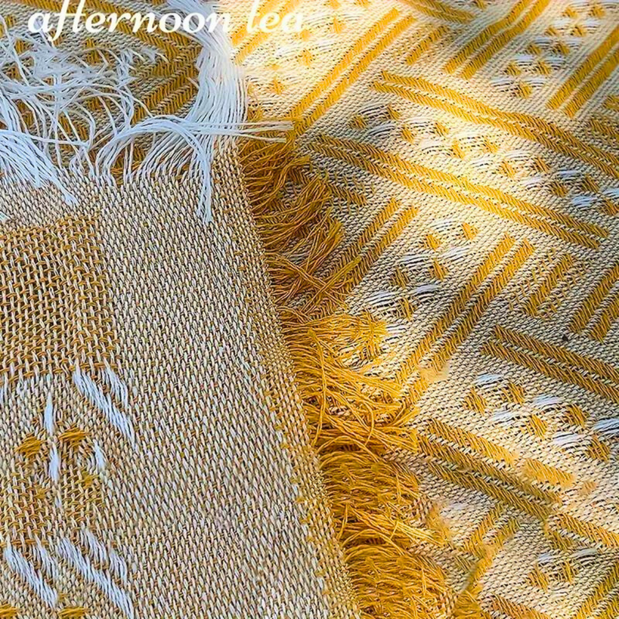 Geometric Picnic Blanket Washable Cotton Blend Foldable Design-Bedding & Bath > Blankets-casanuva-casanuva