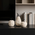 Geometric Resin Fruit Sculpture-Home Decor > Sculptures & Figurines-casanuva-casanuva