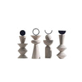 Geometric Sanded Resin Statue-Home Decor > Sculptures & Figurines-casanuva-casanuva