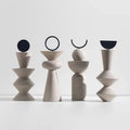 Geometric Sanded Resin Statue-Home Decor > Sculptures & Figurines-casanuva-casanuva