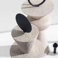 Geometric Sanded Resin Statue-Home Decor > Sculptures & Figurines-casanuva-casanuva