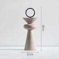 Geometric Sanded Resin Statue-Home Decor > Sculptures & Figurines-casanuva-B-casanuva