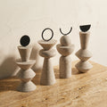 Geometric Sanded Resin Statue-Home Decor > Sculptures & Figurines-casanuva-casanuva