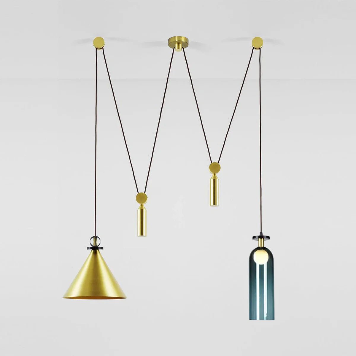 Geometric Shape Modern Chandelier Light Fixture-Lighting > Chandeliers & Pendant Lights-casanuva-100cmx100cm-casanuva