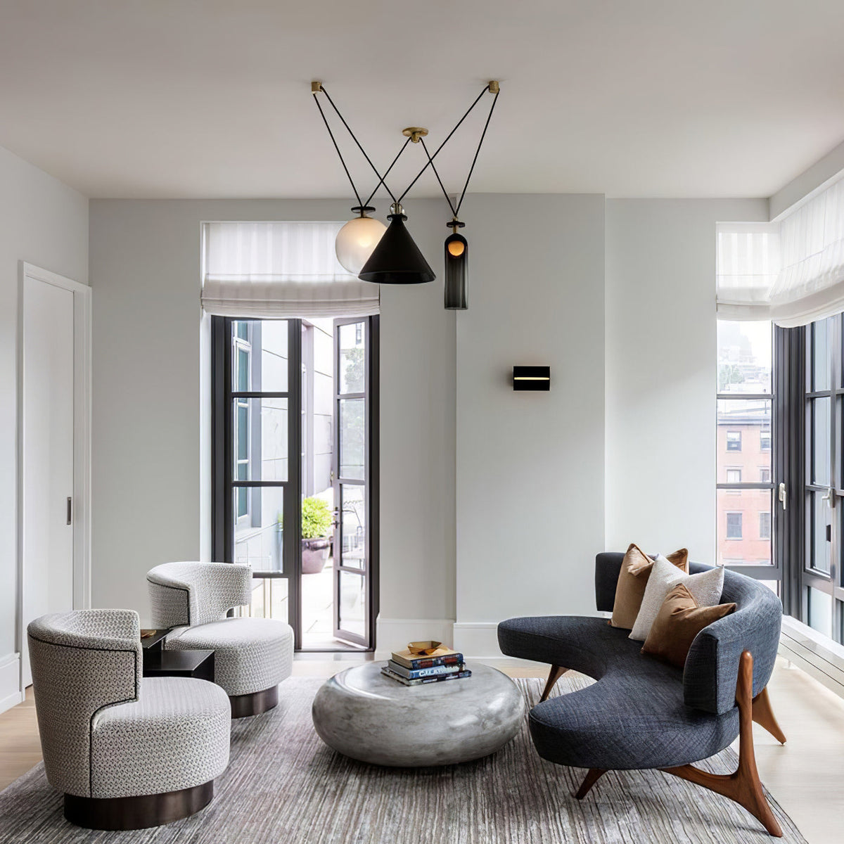 Geometric Shape Modern Chandelier Light Fixture-Lighting > Chandeliers & Pendant Lights-casanuva-casanuva