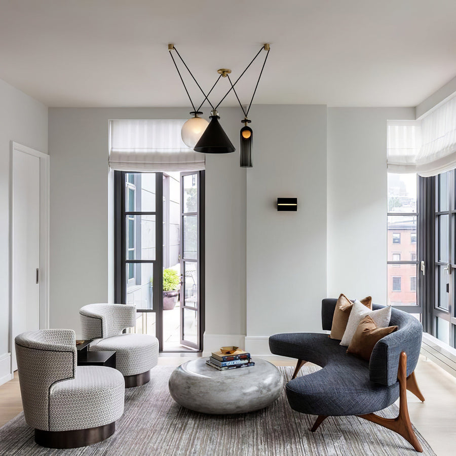 Geometric Shape Modern Chandelier Light Fixture-Lighting > Chandeliers & Pendant Lights-casanuva-casanuva
