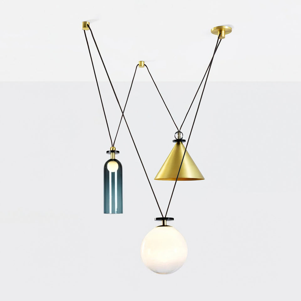 Geometric Shape Modern Chandelier Light Fixture-Lighting > Chandeliers & Pendant Lights-casanuva-casanuva