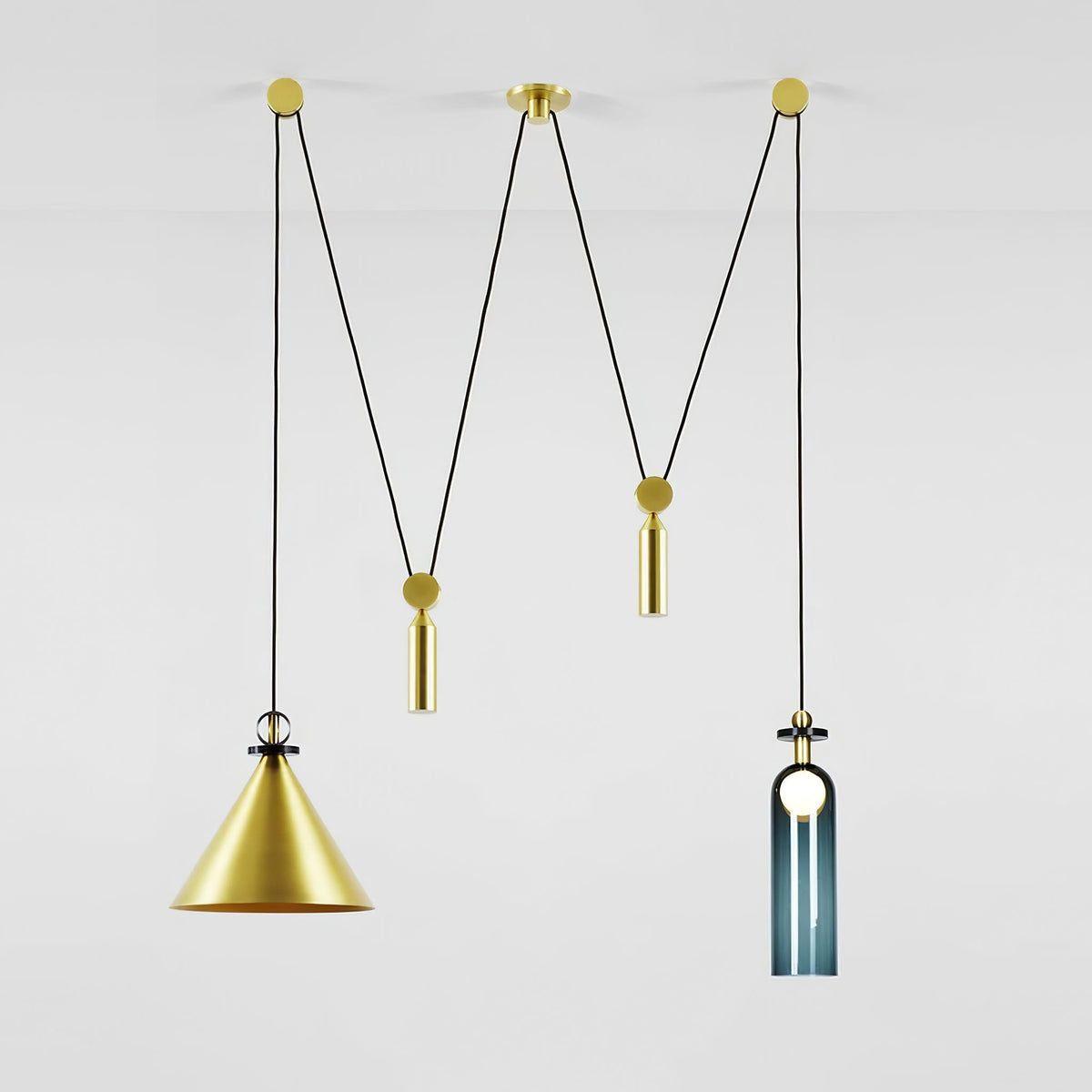 Geometric Shape Modern Chandelier Light Fixture-Lighting > Chandeliers & Pendant Lights-casanuva-casanuva