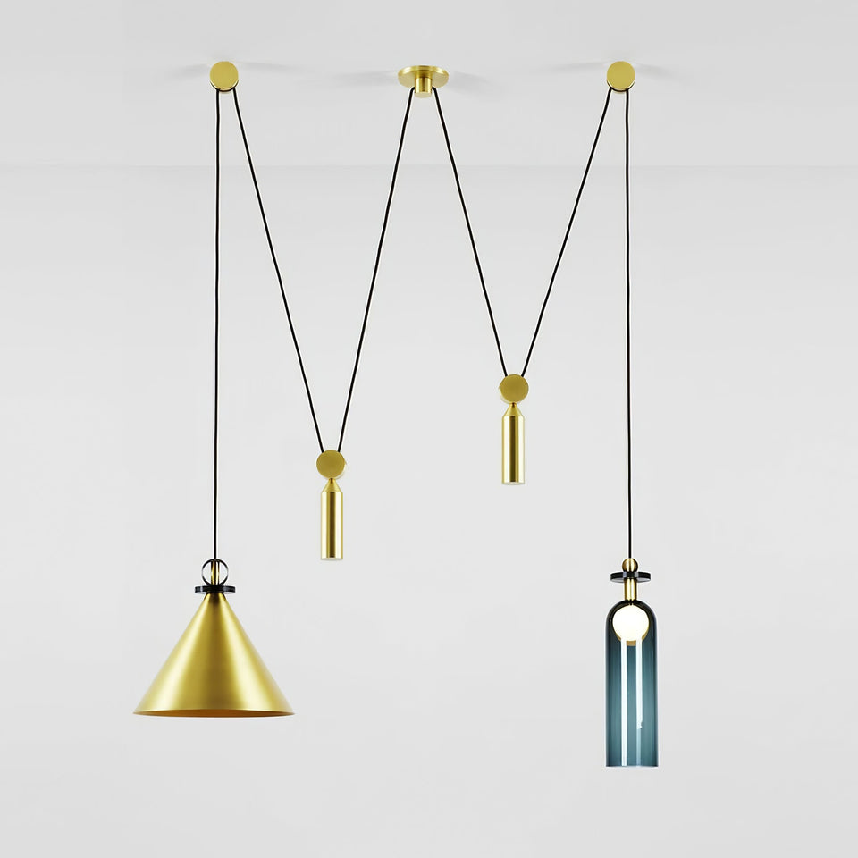 Geometric Shape Modern Chandelier Light Fixture-Lighting > Chandeliers & Pendant Lights-casanuva-casanuva