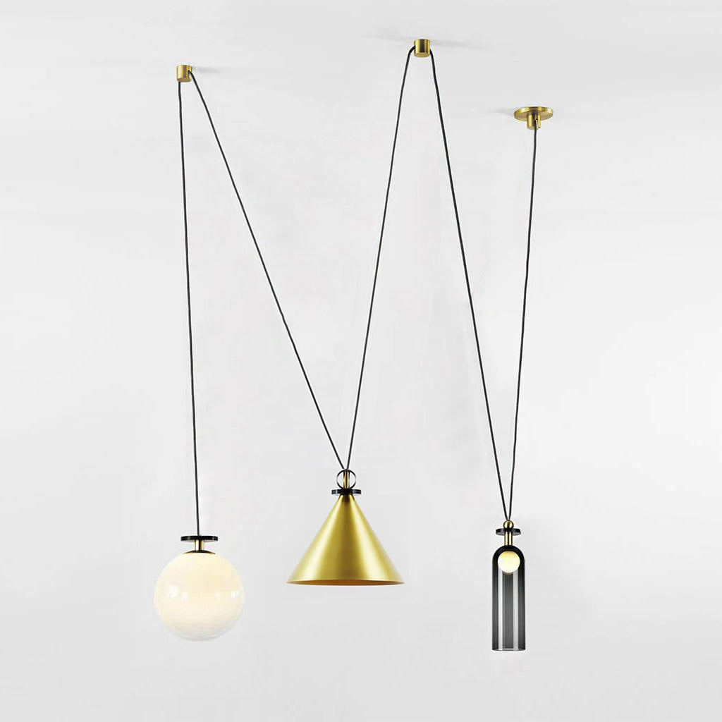 Geometric Shape Modern Chandelier Light Fixture-Lighting > Chandeliers & Pendant Lights-casanuva-casanuva