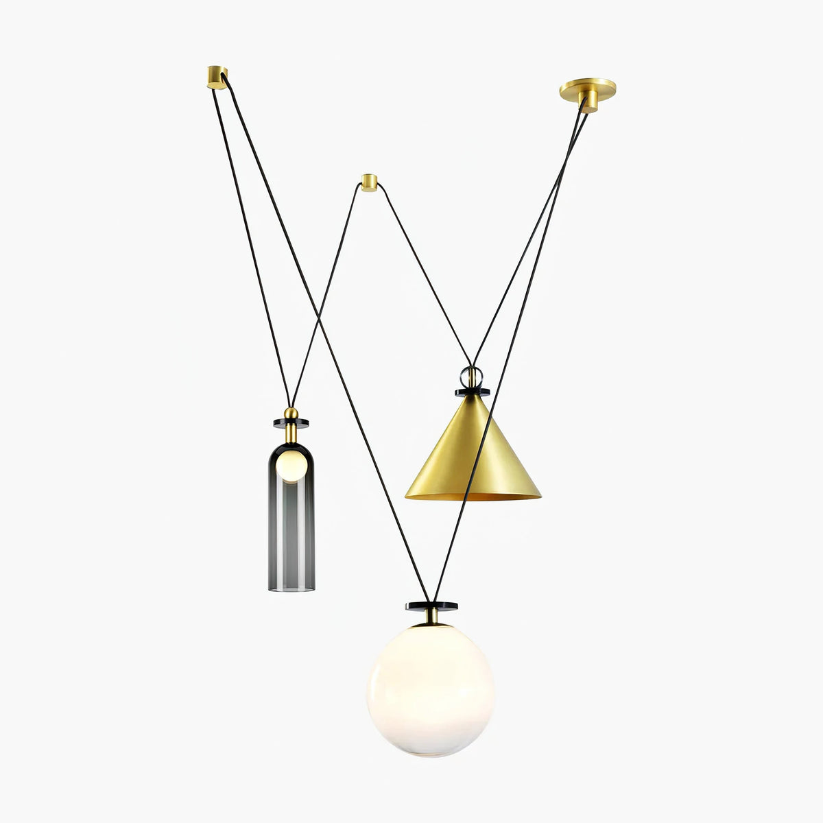 Geometric Shape Modern Chandelier Light Fixture-Lighting > Chandeliers & Pendant Lights-casanuva-casanuva