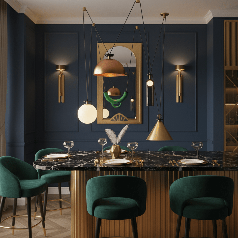 Geometric Shape Modern Chandelier Light Fixture-Lighting > Chandeliers & Pendant Lights-casanuva-casanuva