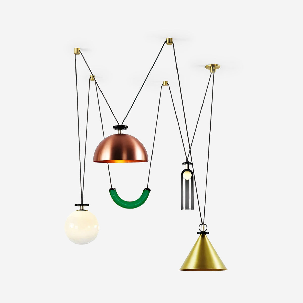 Geometric Shape Modern Chandelier Light Fixture-Lighting > Chandeliers & Pendant Lights-casanuva-casanuva