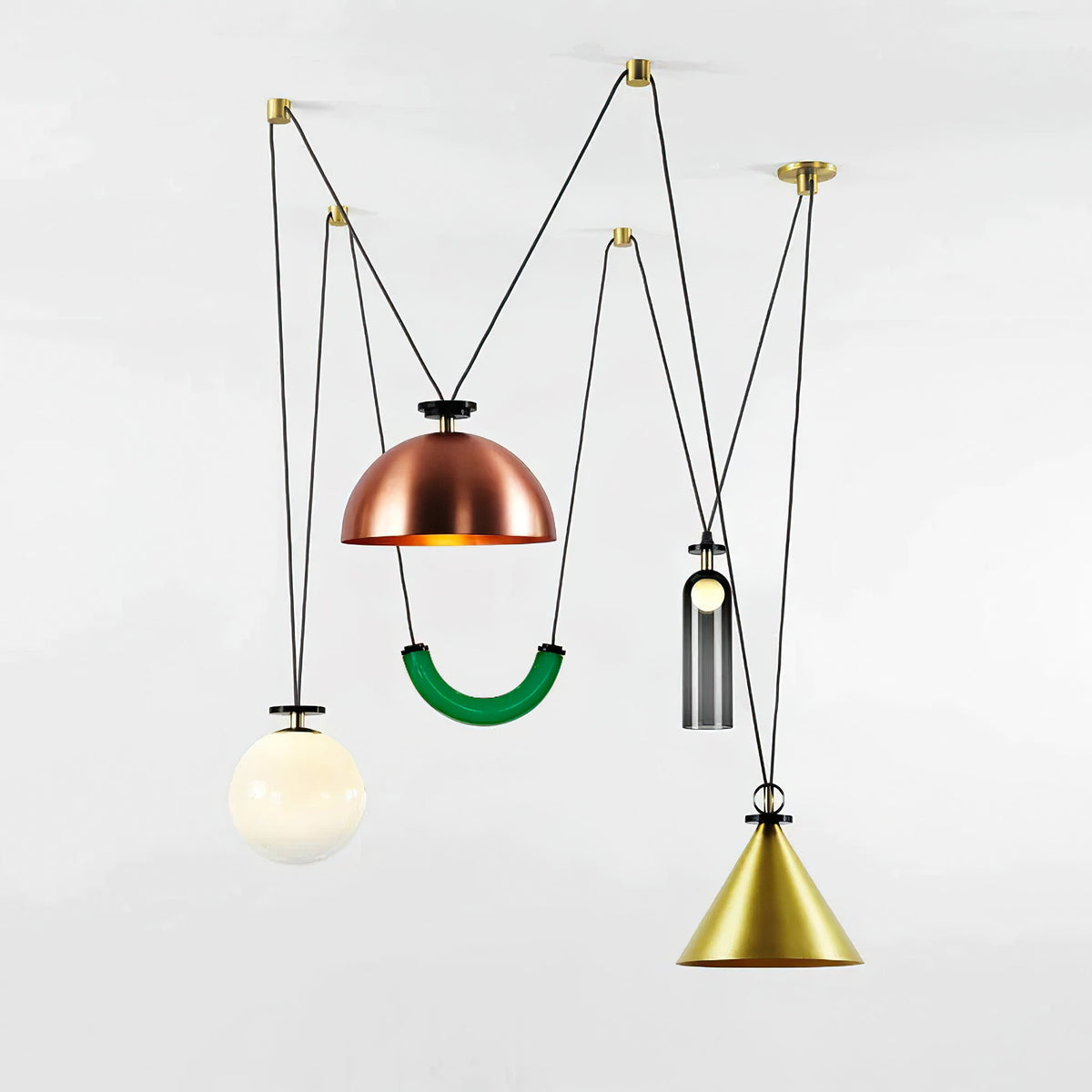 Geometric Shape Modern Chandelier Light Fixture-Lighting > Chandeliers & Pendant Lights-casanuva-casanuva