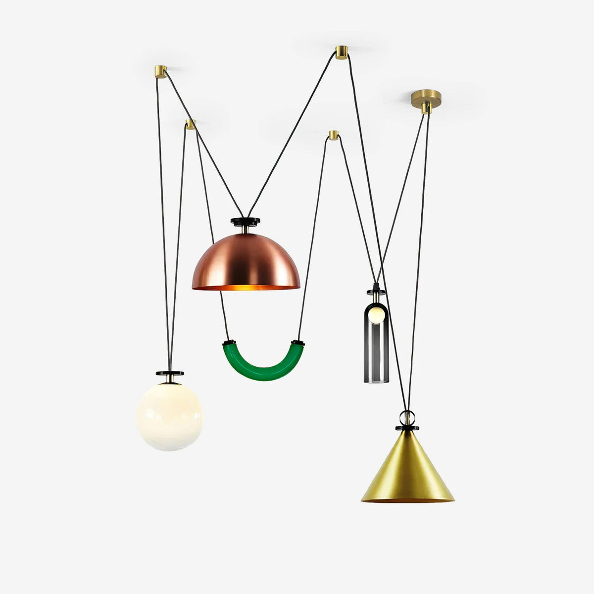 Geometric Shape Modern Chandelier Light Fixture-Lighting > Chandeliers & Pendant Lights-casanuva-casanuva