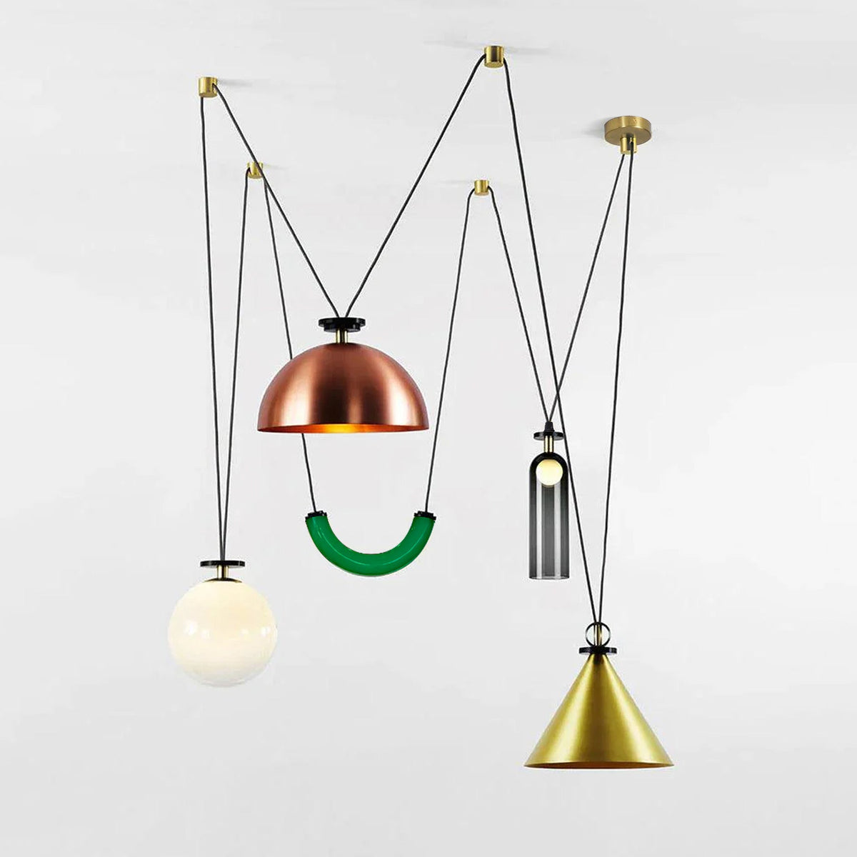 Geometric Shape Modern Chandelier Light Fixture-Lighting > Chandeliers & Pendant Lights-casanuva-casanuva