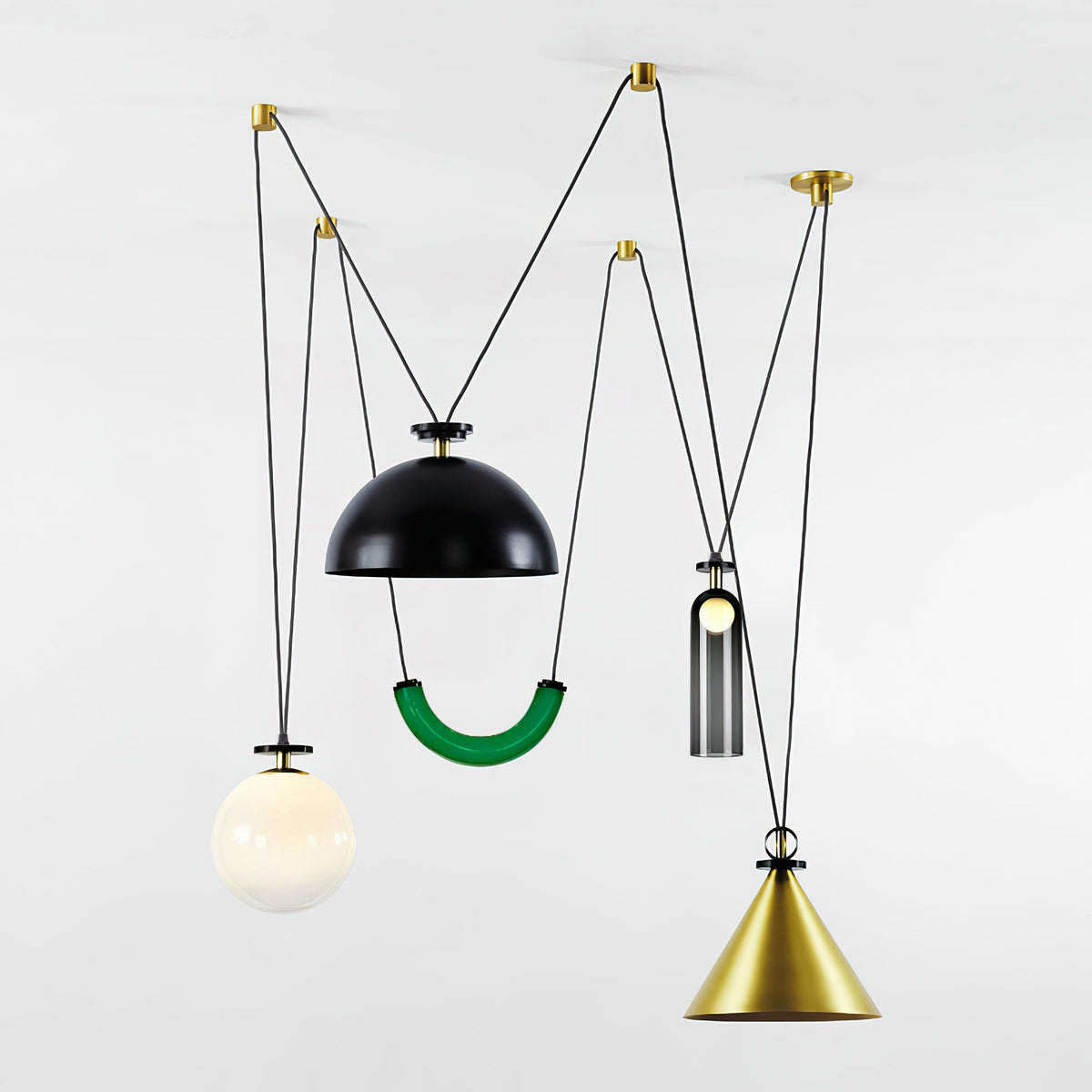 Geometric Shape Modern Chandelier Light Fixture-Lighting > Chandeliers & Pendant Lights-casanuva-casanuva