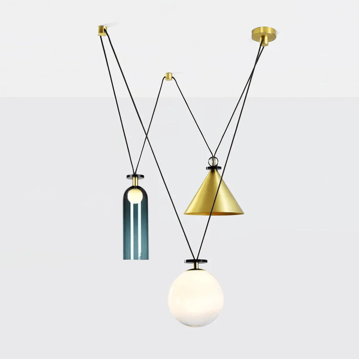 Geometric Shape Modern Chandelier Light Fixture-Lighting > Chandeliers & Pendant Lights-casanuva-casanuva