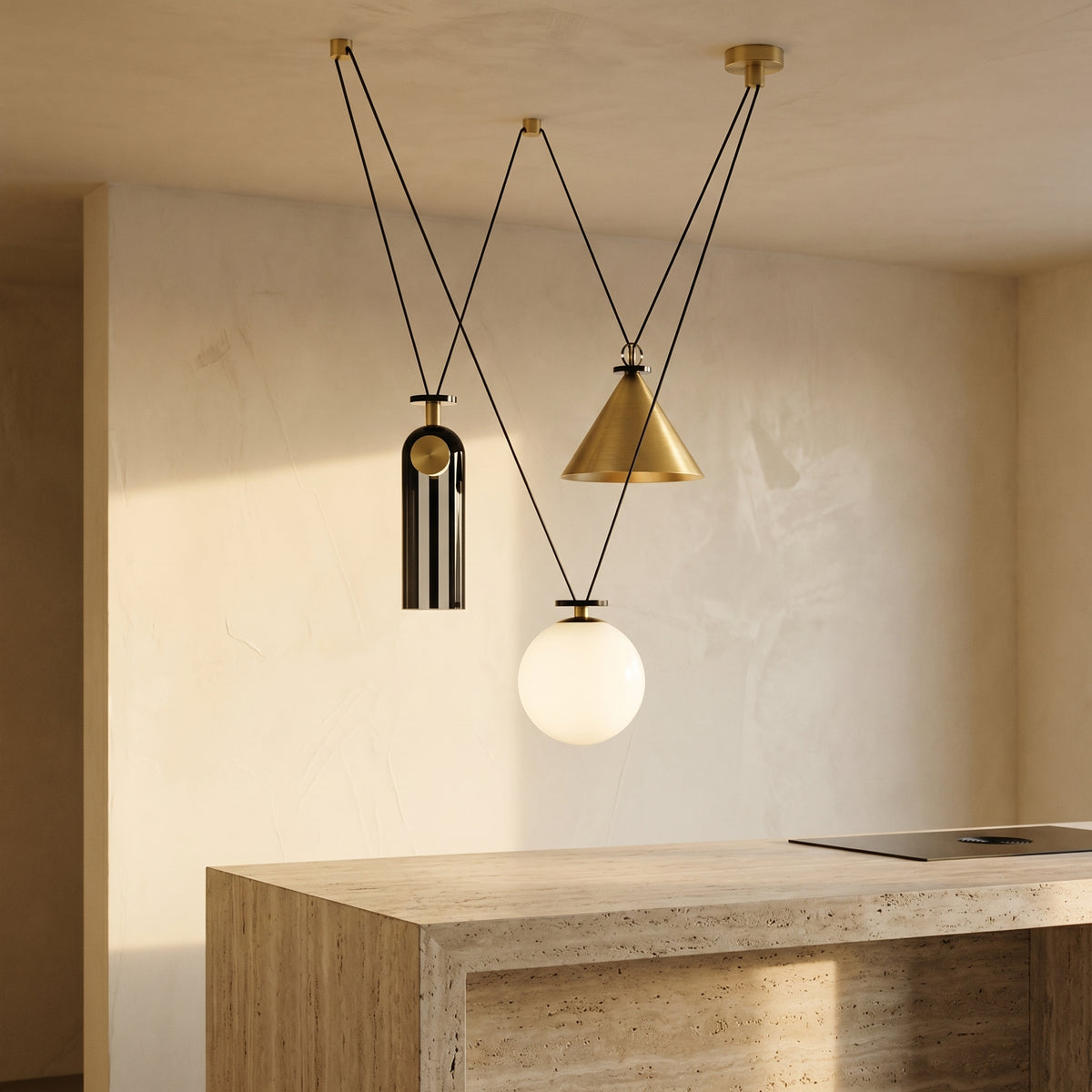 Geometric Shape Modern Chandelier Light Fixture-Lighting > Chandeliers & Pendant Lights-casanuva-casanuva