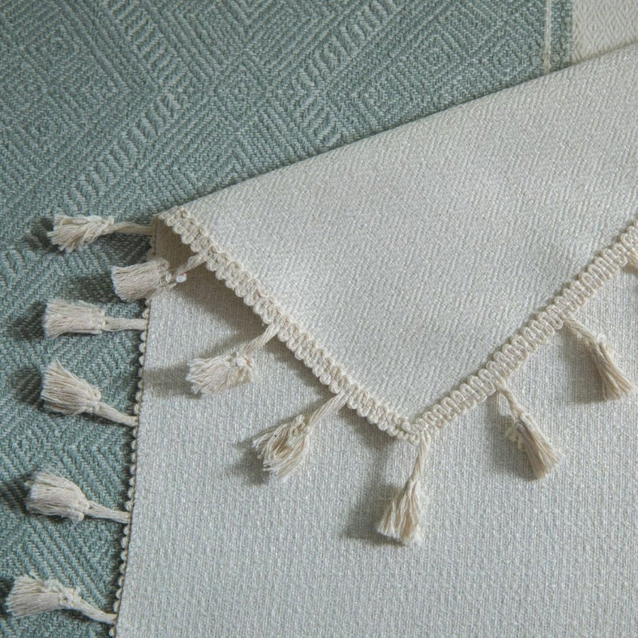 Geometric Tassel Tablecloth-Covers & Textiles > Table Cloths-casanuva-casanuva