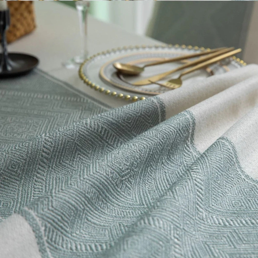 Geometric Tassel Tablecloth-Covers & Textiles > Table Cloths-casanuva-casanuva