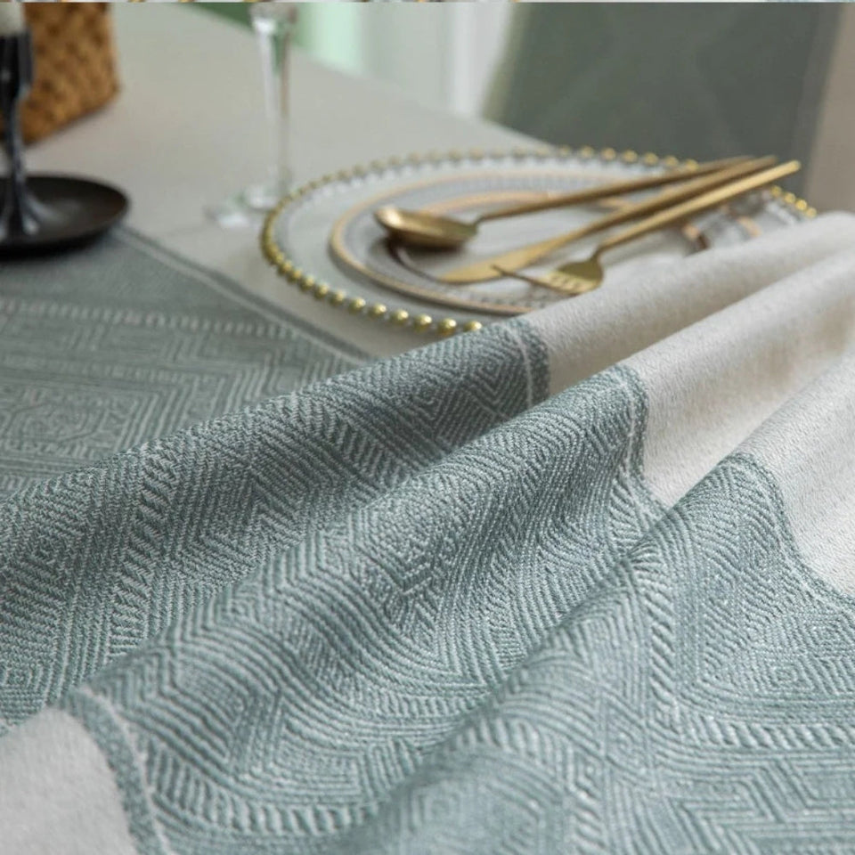 Geometric Tassel Tablecloth-Covers & Textiles > Table Cloths-casanuva-casanuva