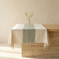 Geometric Tassel Tablecloth-Covers & Textiles > Table Cloths-casanuva-casanuva