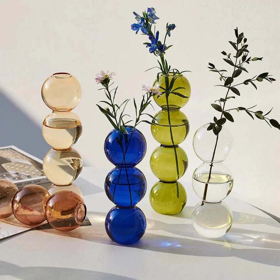 Glass Bloom Vase-Home Decor > Vases-casanuva-casanuva