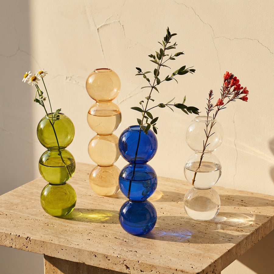 Glass Bloom Vase-Home Decor > Vases-casanuva-casanuva